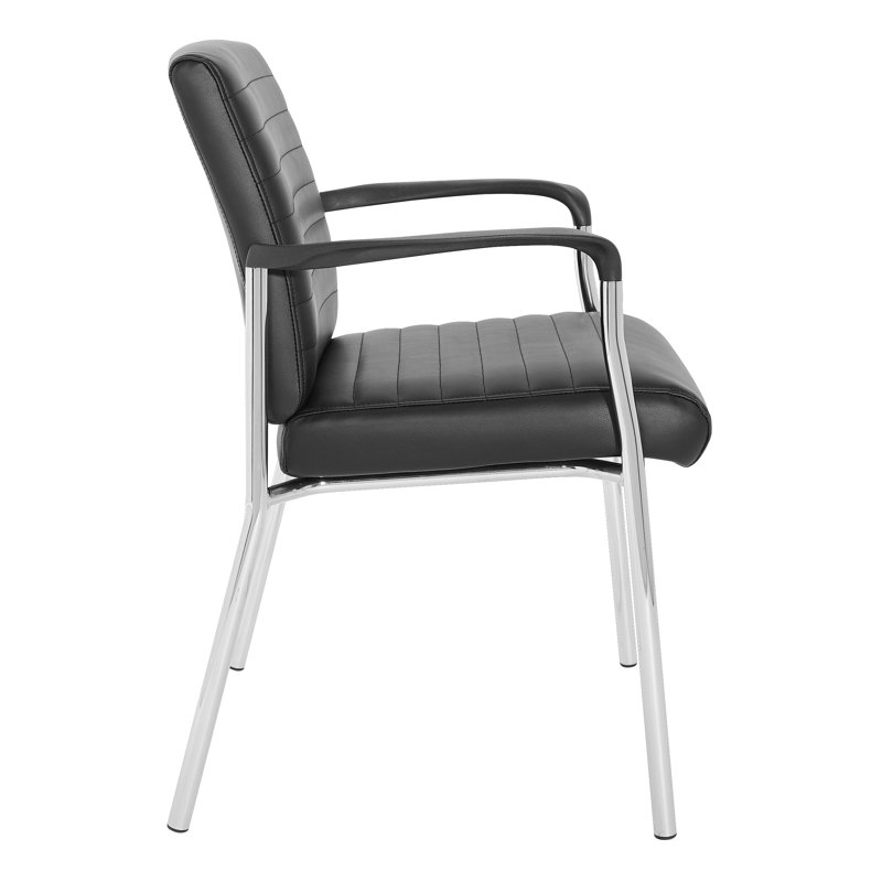 Ebern Designs Emblyn 25.5" W Waiting Room Chair with Metal Frame
